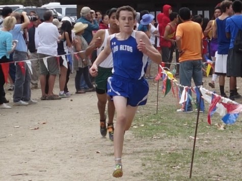 Freshman Owen MacKenzie runs for the varsity boys cross country team. While being a freshman on a varsity team can be challenging, it provides a great experience for top young athletes. Photo by Josh Kirshenbaum.