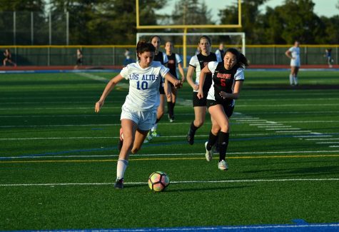 Girls Soccer Scores Dramatic Victory over Gunn