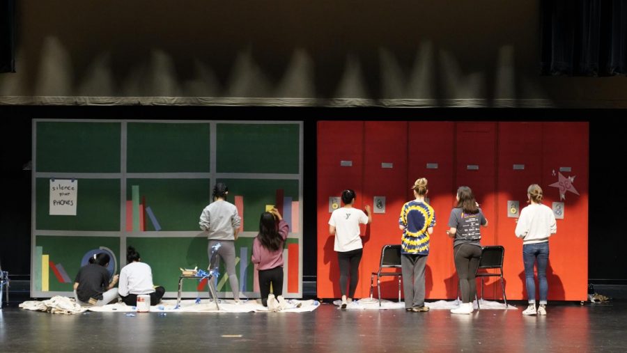 Multiple departments collaborate to make props for musical