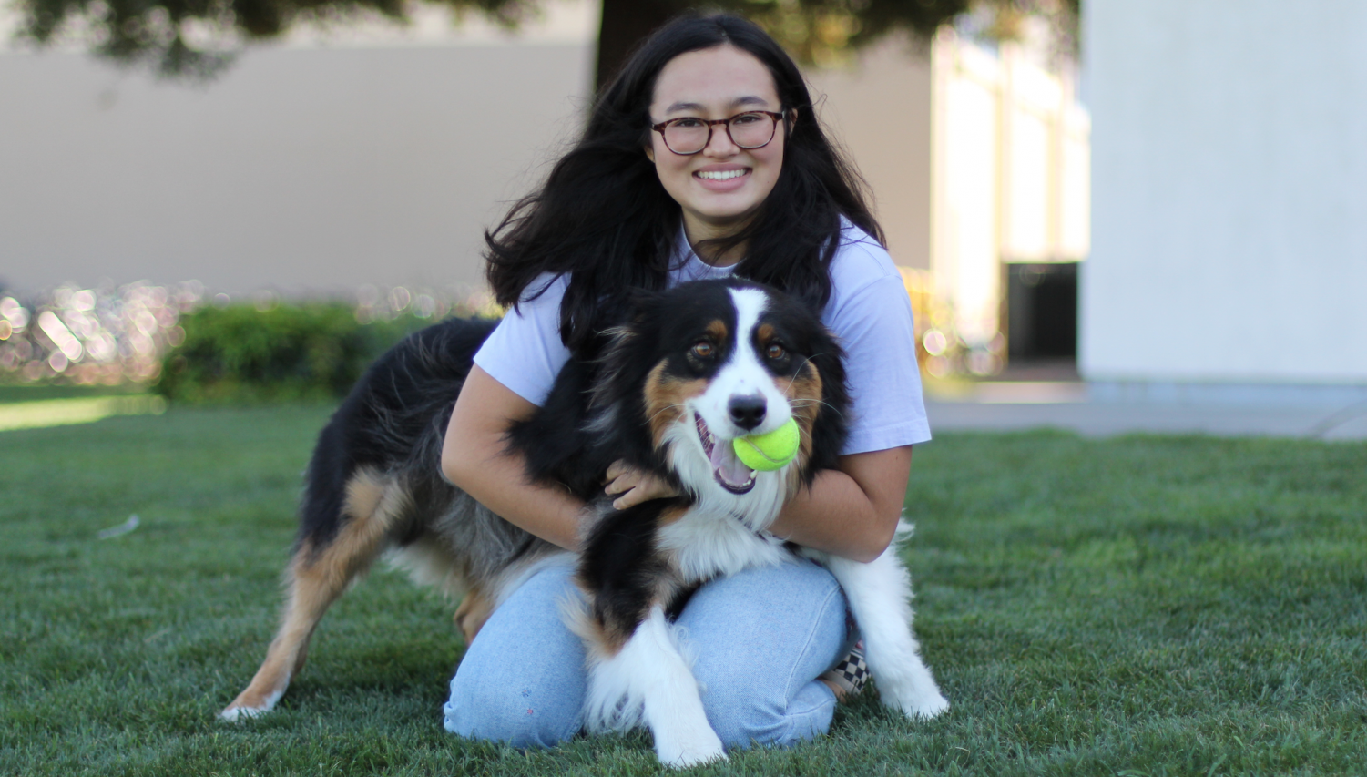 Junior Margaret Capetz & Australian Shepherd Auggie