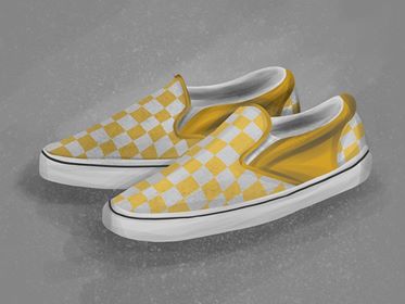 A pair of checkered yellow Vans. Staff Writer Katy Stadler writes about her experiences with being of mixed ethnicity.