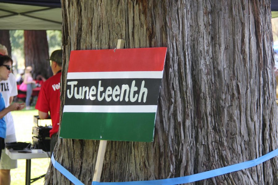 Juneteenth is the commemoration of the liberation of the last enslaved people in the Confederacy in 1866. The Justice Vanguard organized and hosted their first ever Juneteenth festival today to celebrate the steps taken towards the liberation and freedom of the Black community.  