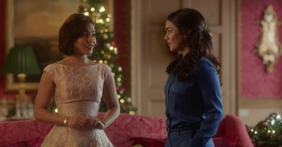 Margaret (Vanessa Hudgens) and Stacy (Vanessa Hudgens) discuss their plan to recover the Star of Saint Nicholas. After the Star is stolen from its museum display, the two royals must recruit their scheming cousin Fiona (Vanessa Hudgens) to get it back.