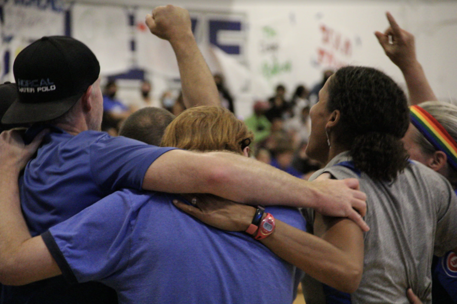 All-faculty team Raffo been dodgin balls since 04 took the victory in the annual Los Altos High School Dodgeball tournament yesterday during lunch. This marks the first ever all-faculty team to win the tournament. 