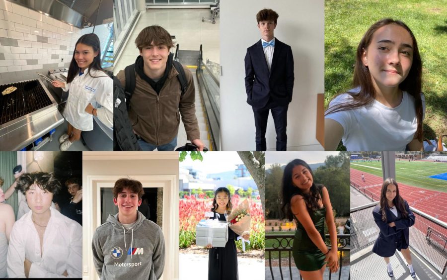 Here are this year’s Class Council President candidates. From left to right: Kiera Gowers, Channing Hautop, Andrew Campos, Maya Horton, Francis Ruan, Michael Leff, Ellie Choi, Arathi Naga, Shakti Ann Kanyal.