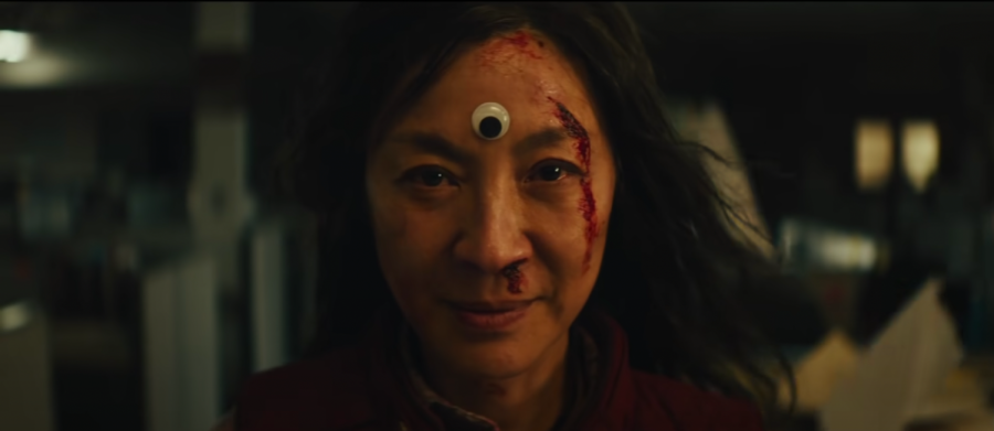 Evelyn Wang, played by Michelle Yeoh, places a symbolic third eye on her forehead in the form of a googly eye. The recent success of “Everything Everywhere All At Once” at the Oscars shows the growing demand for genuine representation and how films centered around Asian cultures deserve their place in mainstream Hollywood.