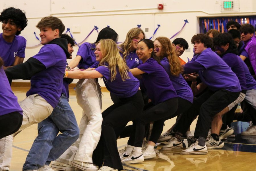The junior class participates in a game. Last month, LAHS hosted its third annual Clash of the Classes event. 