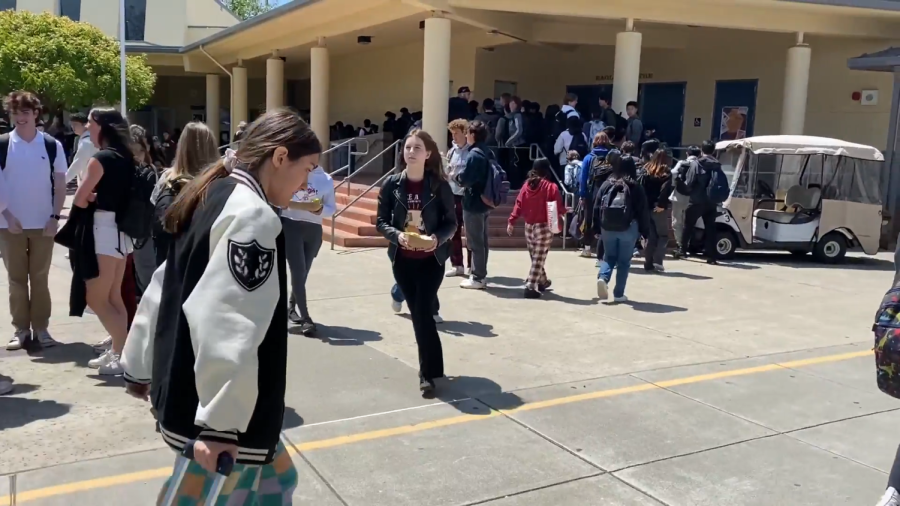 Watch to hear students and administrators opinions on the long lunch lines. 