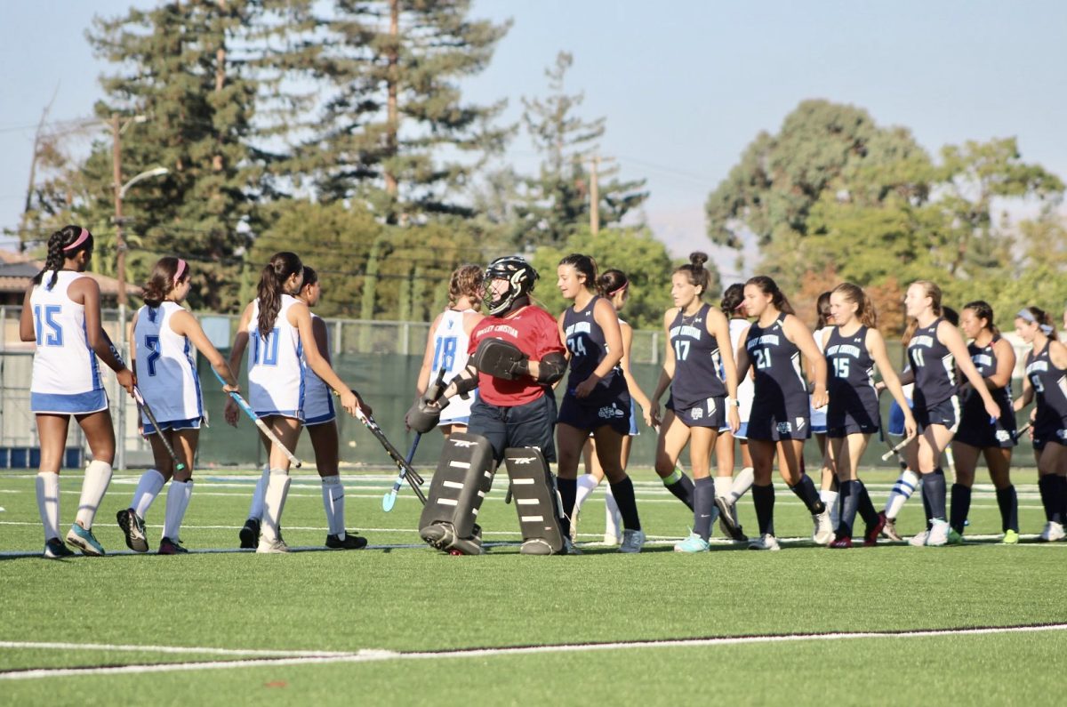 Yesterday, the varsity girls field hockey team lost 3–0 to Valley Christian High School in their first home game of the season.