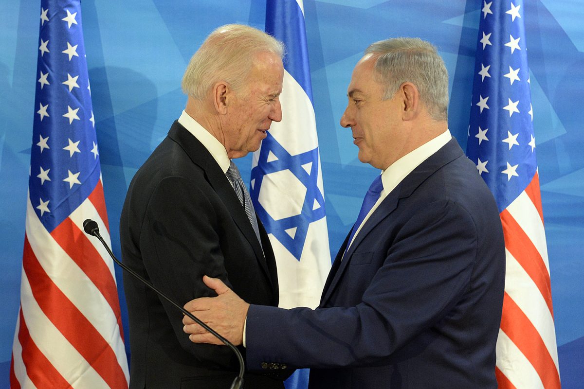 Biden and Netanyahu meeting in Israel in 2016. The US’ support of Israel is a lot darker than you might think. We fund the suffering and oppression of millions of innocent people in the Middle East.