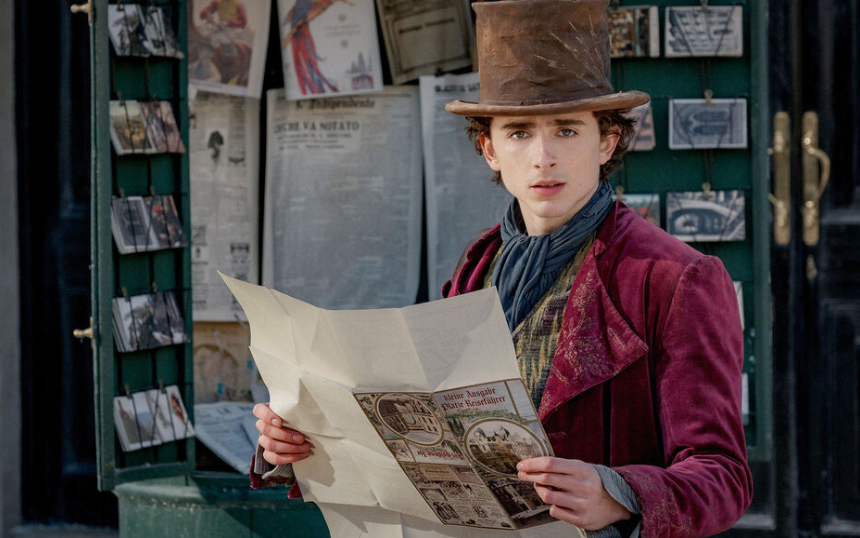 Oscar-nominated actor Timothée Chalamet stepped into character as the well-loved magical chocolate-maker, Willy Wonka in Paul King’s “Wonka,” the origin story of a dreamer with a big sweet tooth and a big heart.