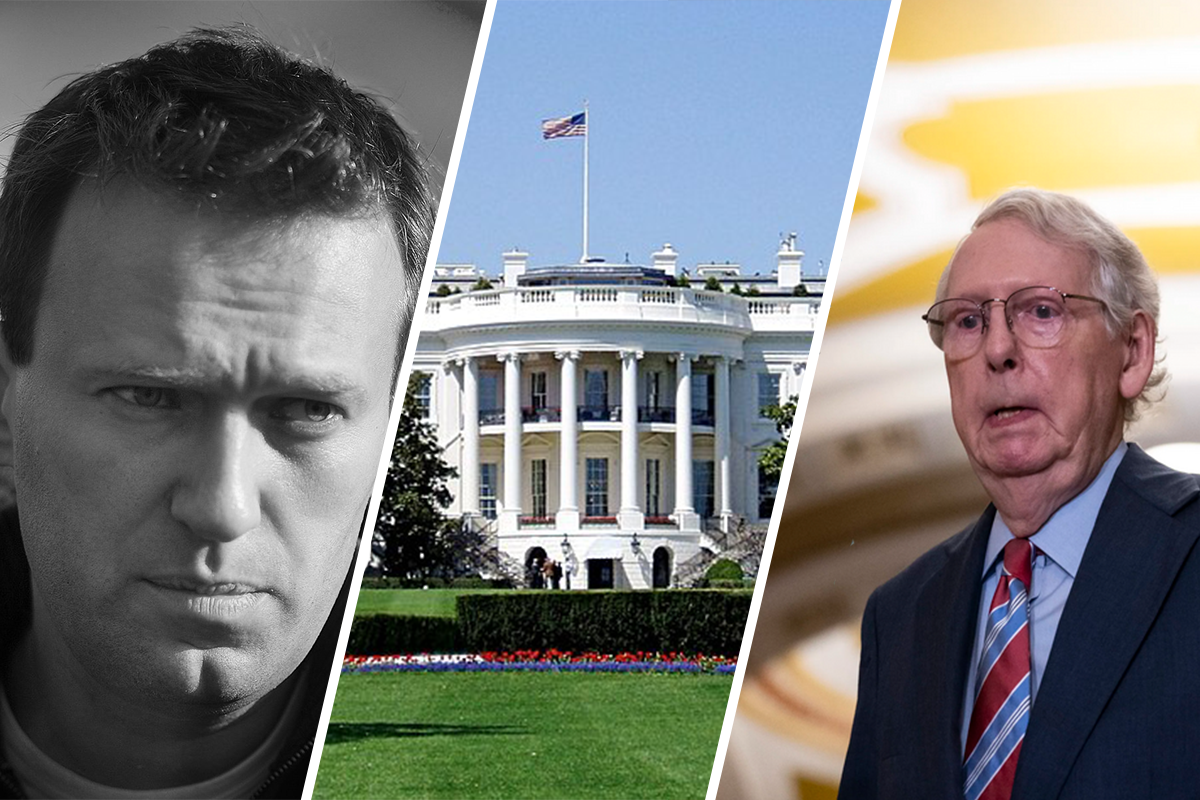 Aleksei Navalny dead, the race for the White House, Mitch McConnell steps down. 
