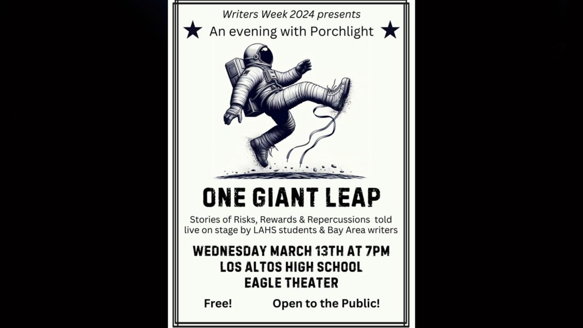 A storytelling event hosted by Porchlight, themed “One Giant Leap,” will take place on Wednesday, March 13 in the Eagle Theater. It is free and open to the public.