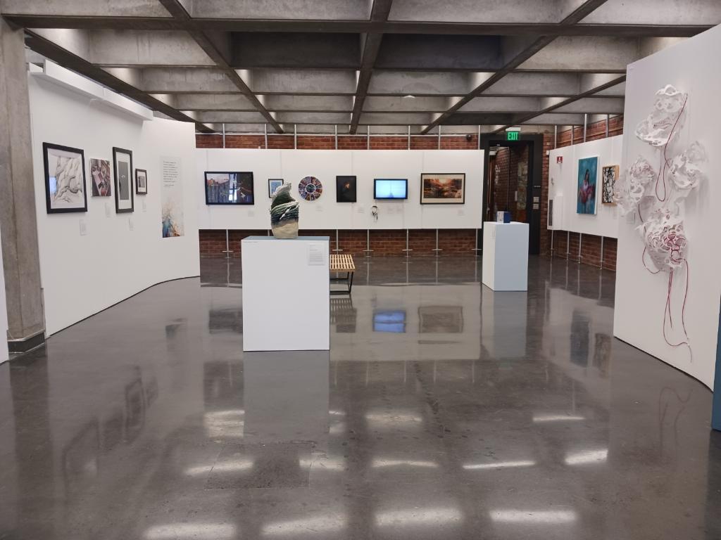 Eleven LAHS students displayed their artwork at the New Museum Los Gatos. The exhibition is available to the public and free for students.