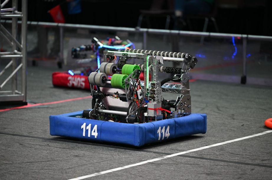 LAHS Team 114 robot at the Idaho Regional Tournament.