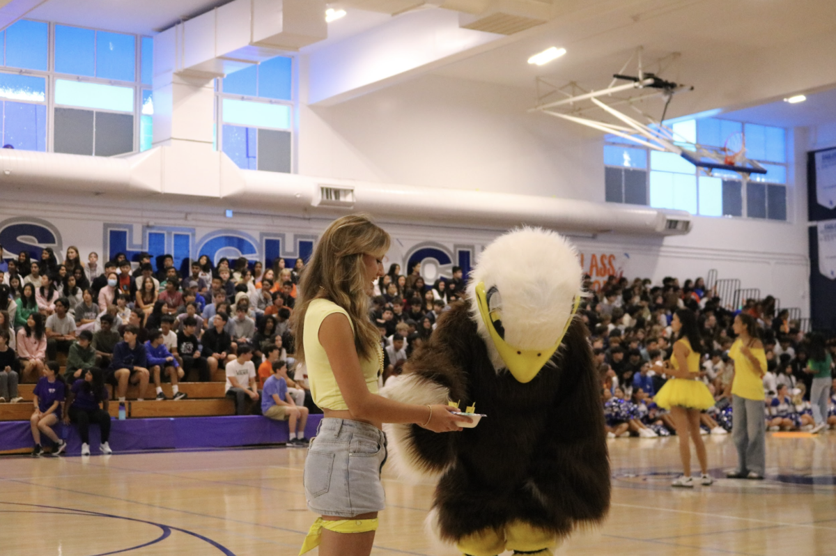 The Associated Student Body (ASB) hosted its annual back to school rally Monday, August 19. After the first week of the school year, students were ready to show their school spirit, dressing head to toe in class colors: yellow, green, orange and purple. Classes competed in games of tug-a-war, beach ball crowd races, a new game where students must find objects and put them in a hula hoop and a race to wrap a student in streamers. By the end of the two rallies, seniors walked away victorious. 