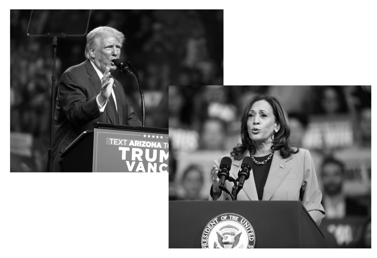 Running against one another this November, nominees Donald Trump
and Kamala Harris speak at rallies in hopes of strengthening their campaigns. 