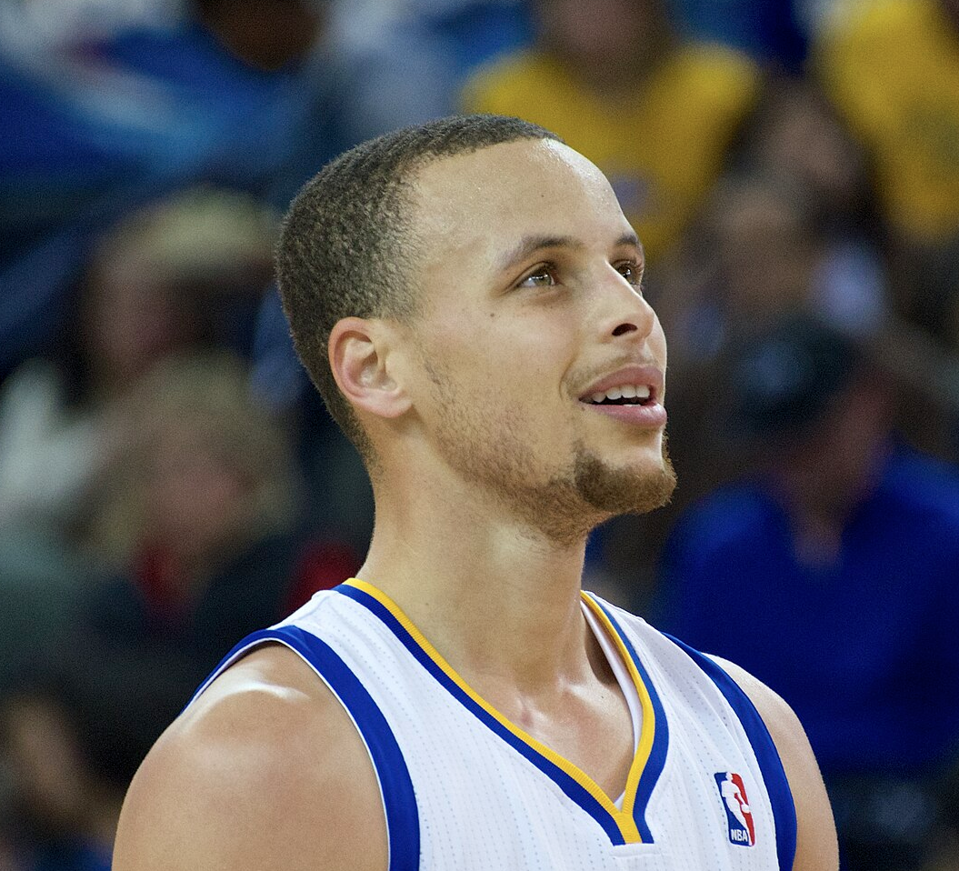 Point guard Steph Curry during a game against the Utah Jazz. 