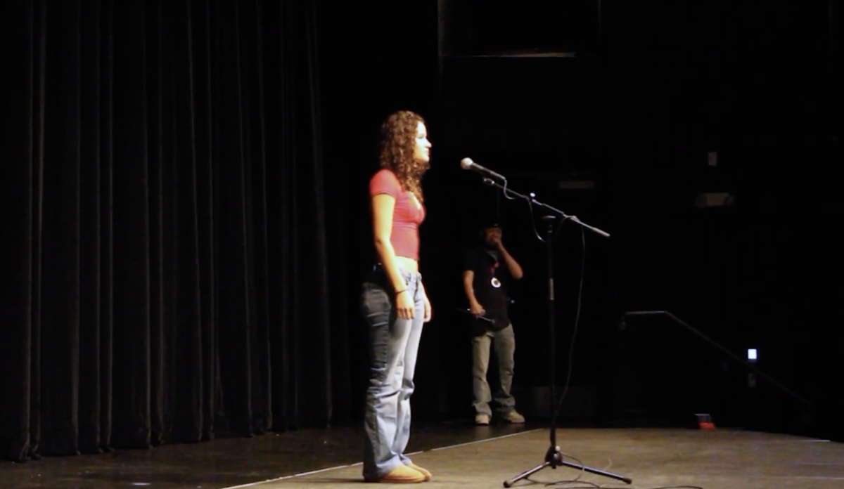 Emma Guillory wins 13th Annual Freshman Poetry Battle