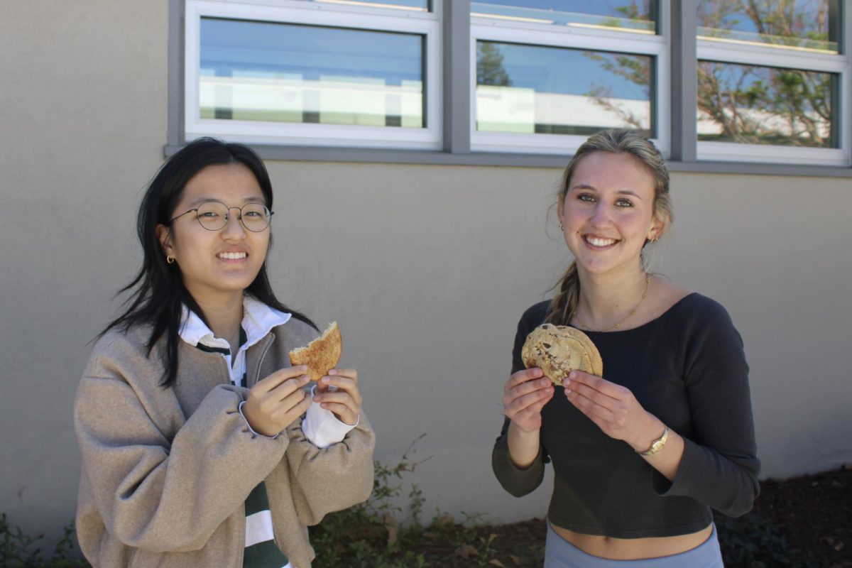 In this edition of “The winner is…,” seniors Annabelle Lee and Dayne Piscione joined junior Kate Rose in rating cookies from different places. 