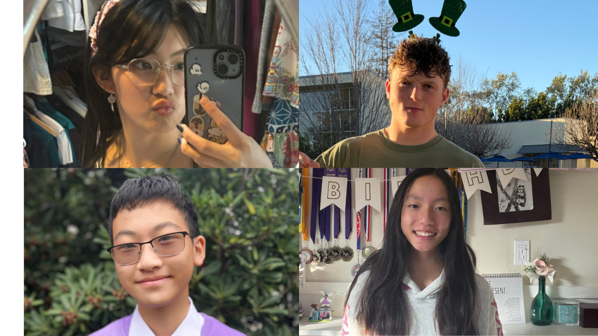 Clockwise from the top left: juniors Lucy Lai, Jackson Bortz, freshman
Kailani Ing and sophomore Edwin Huang are next in leadership at LAHS.