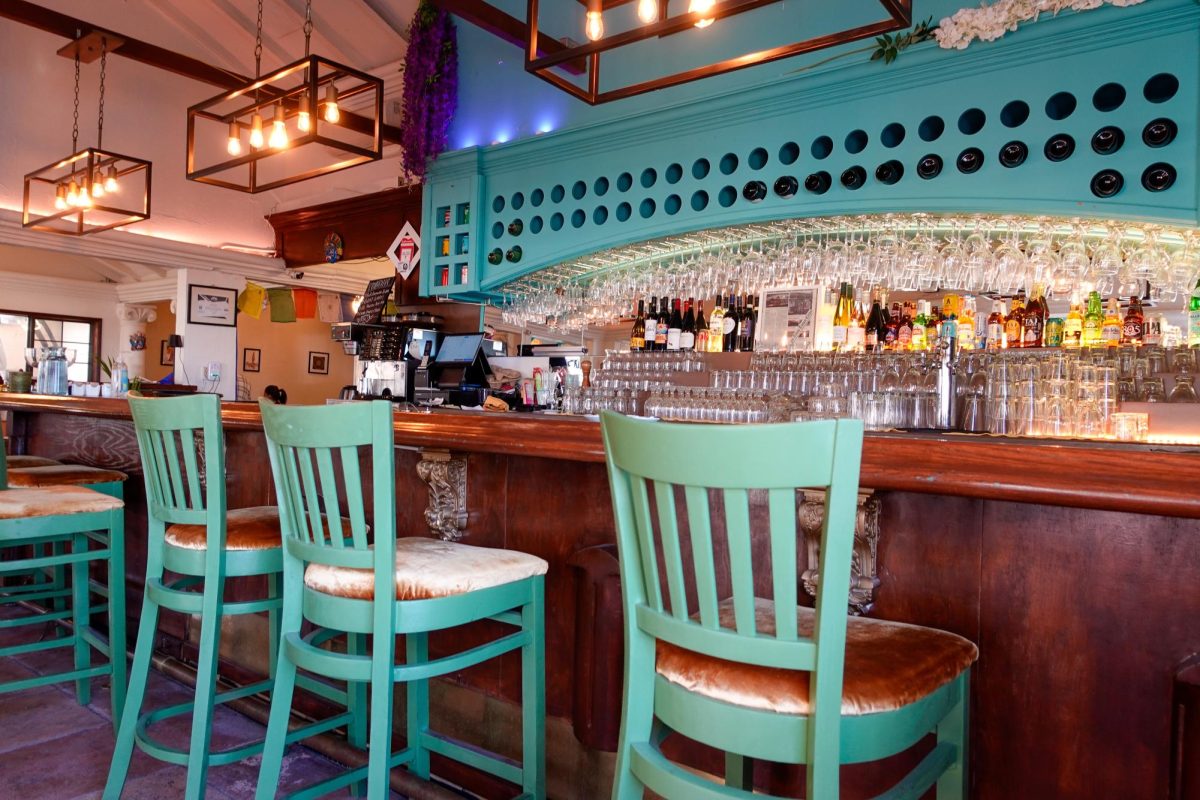 The restaurant is decorated with colorful hand-painted tiles, with warm wooden accents and a vibrant turquoise color scheme. Kathmandu Cuisine Los Altos opened on Valentine’s Day. 